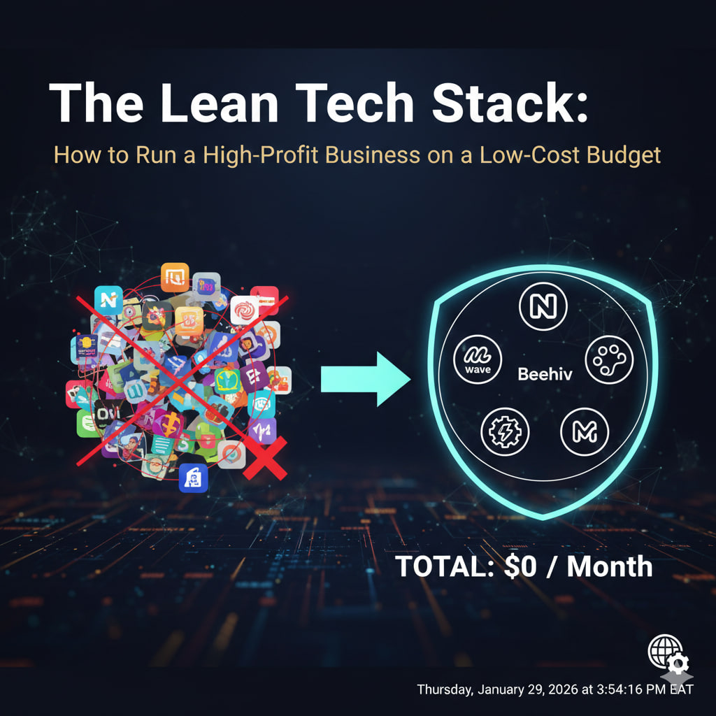 The Lean Tech Stack: How to Run a High-Profit Business on a Low-Cost Budget