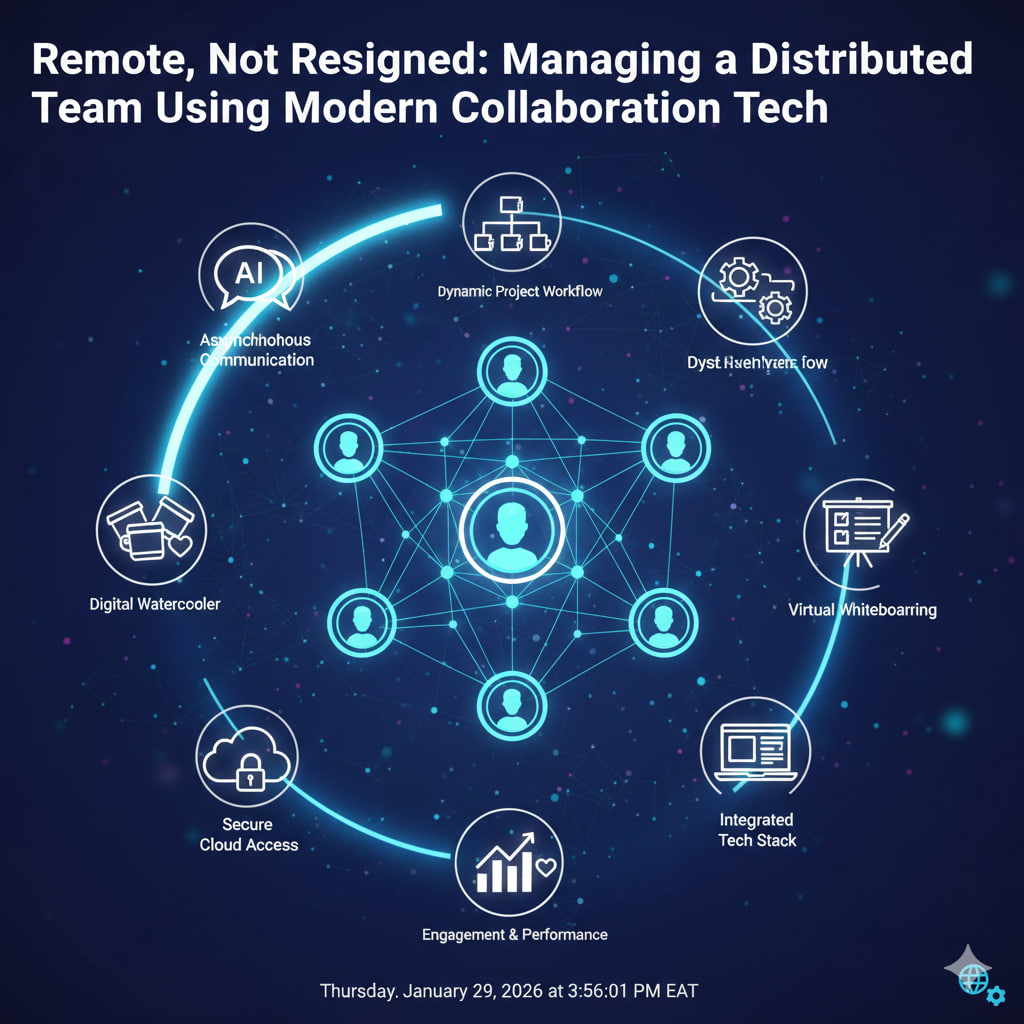 Remote, Not Resigned: Managing a Distributed Team Using Modern Collaboration Tech